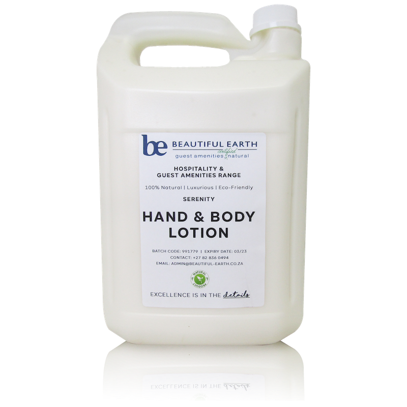 Beautiful Earth Hand & Body Lotion - Tranquility, 5ℓ natural body lotion