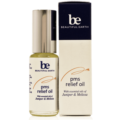 Beautiful Earth PMS Relief Oil with Juniper & Melissa - 30ml natural aromatherapy body oil