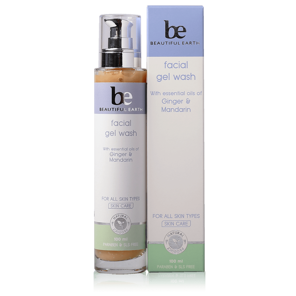 Beautiful Earth Facial Gel Wash - 100ml natural facial cleanser