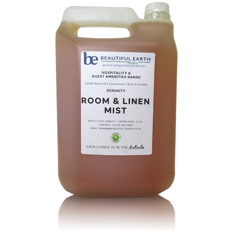 Beautiful Earth Room & Linen Mist - Grapefruit and Neroli, 5L natural natural room and linen spray