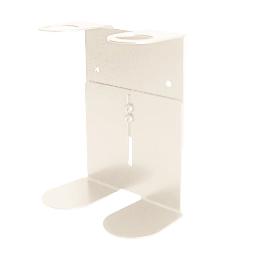 Beautiful Earth Matte White Adjustable Lockable Caddy - Two Bottle Holder natural hospitality guest amenity