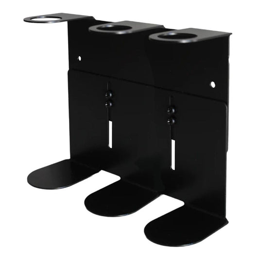 Beautiful Earth Matte Black Adjustable Lockable Caddy - Three Bottle Holder natural hospitality guest amenity