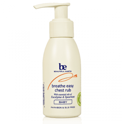 Beautiful Earth Baby Breathe Easy Chest Rub with Eucalyptus & Spearmint - 100ml natural natural personal care product