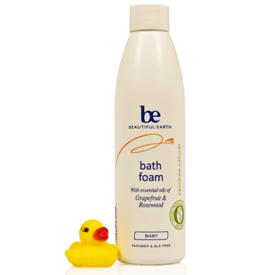 Beautiful Earth Baby Bath Foam with Grapefruit & Rosewood - 250ml natural natural bath foam