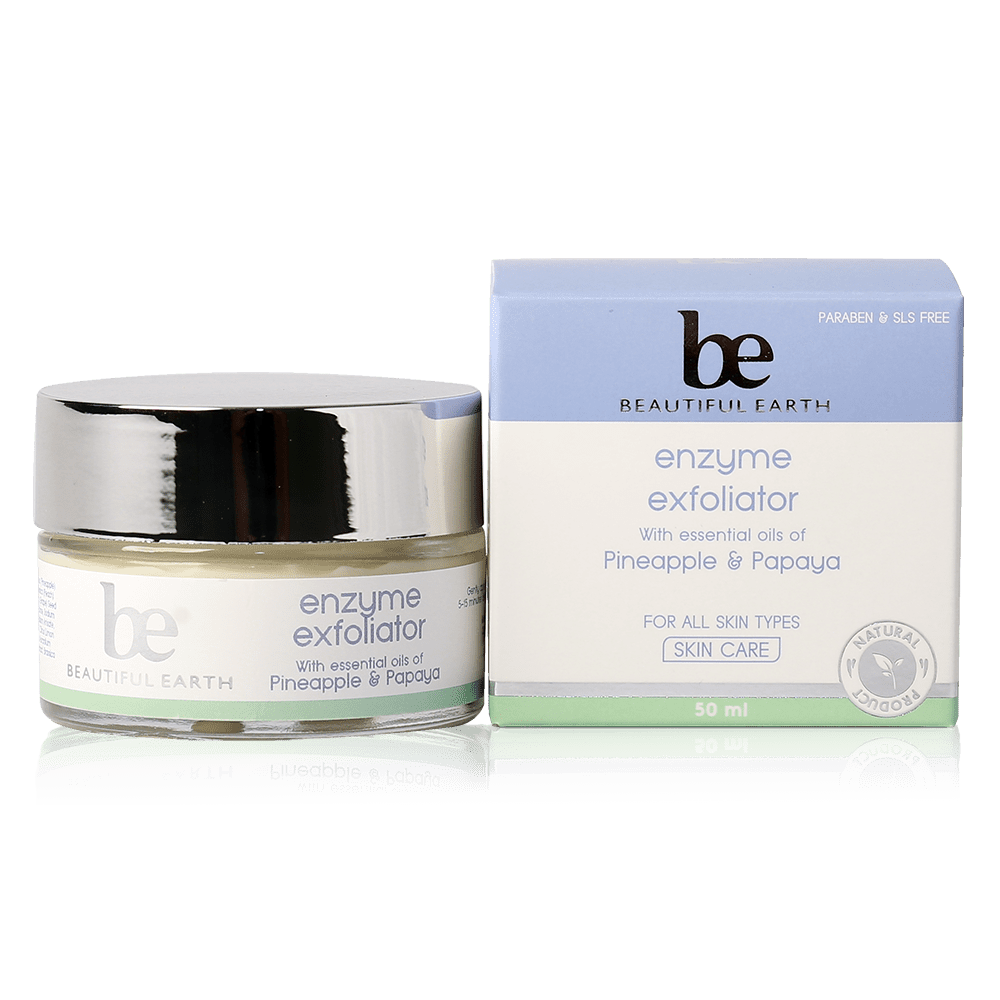 Beautiful Earth Enzyme Exfoliator - 50ml natural face exfoliator