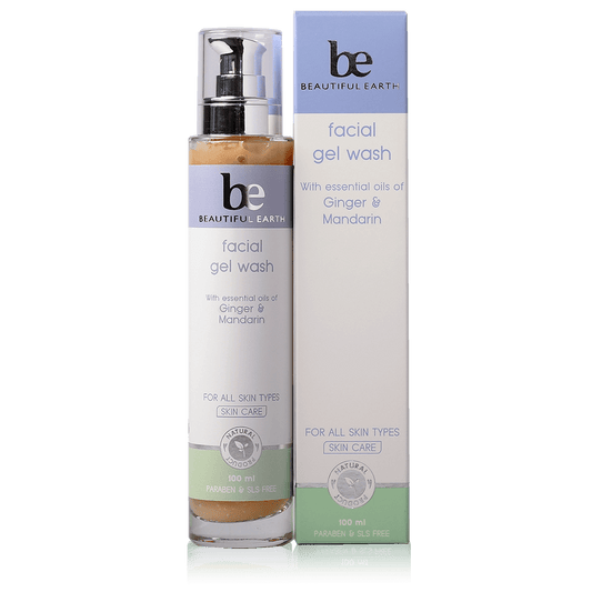 Beautiful Earth Facial Gel Wash - 100ml natural facial cleanser