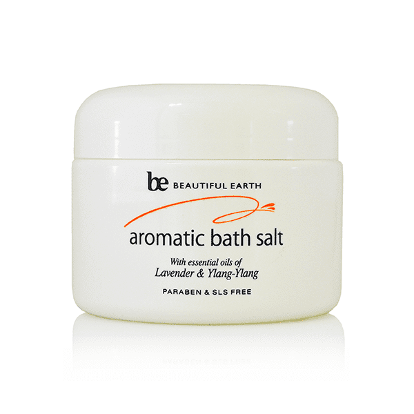 Beautiful Earth Aromatic Bath Salts with Lavender & Ylang - Ylang - 300g natural mineral bath salts