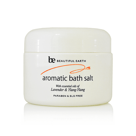 Beautiful Earth Aromatic Bath Salts with Lavender & Ylang - Ylang - 300g natural mineral bath salts