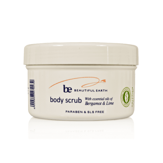 Beautiful Earth Body Scrub Bergamot & Lime - 250ml natural natural personal care product